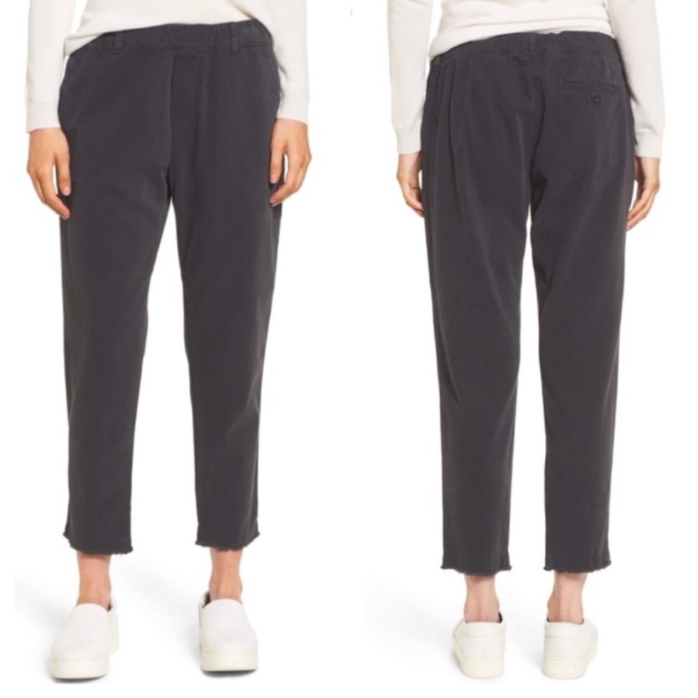 James Perse Black Cropped Pants